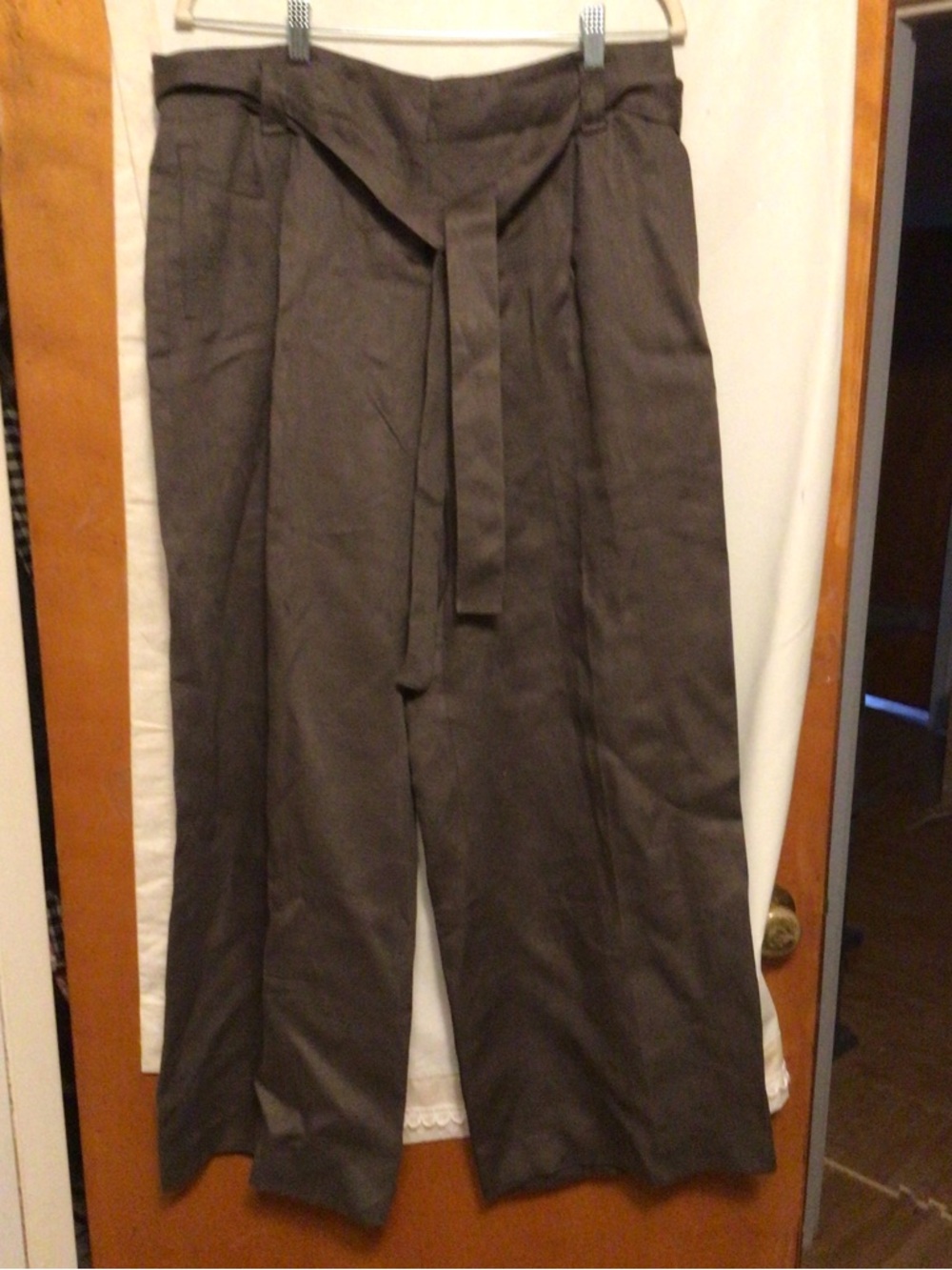 Boss wide leg linen pants boho ,resort wear pants SZ 14